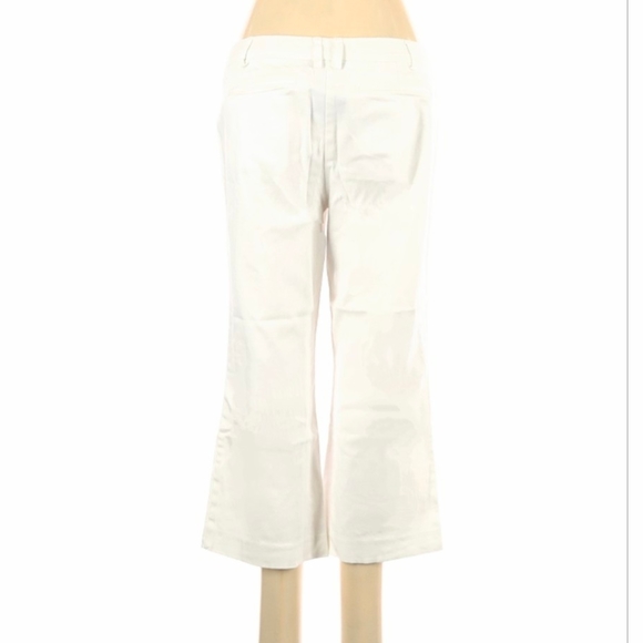 💗 Lightweight & Soft! Strait,Wide Leg Capri Pants in White - Picture 3 of 11